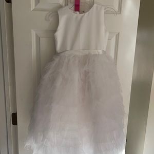 Size 6 white formal dress